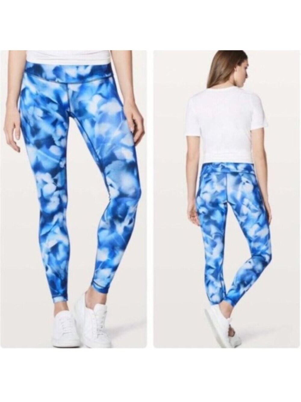 Lululemon Blue Wunder Under Hi-Rise Full-On Luxtreme 28" Tight Leggings Size 4 - Picture 2 of 3